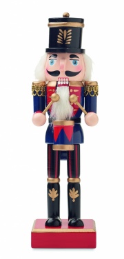 Logo trade promotional products image of: Nutcracker character in wood