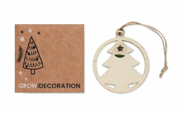 Logotrade promotional gifts photo of: Wooden tree shape hanger