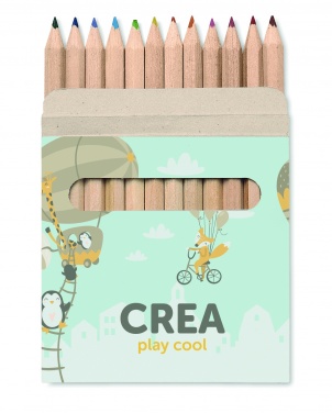 Logotrade promotional merchandise photo of: 12 coloured pencils set