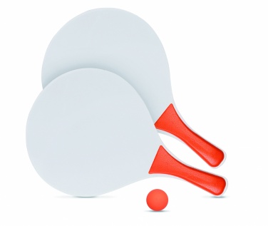 Logo trade advertising products image of: Beach tennis set