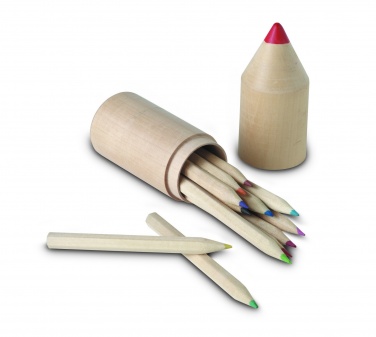 Logotrade promotional items photo of: 12 pencils in wooden box