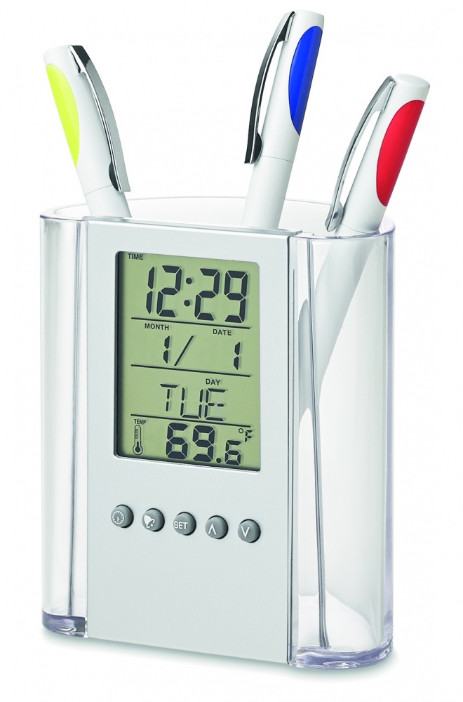 Logo trade corporate gifts picture of: Pen holder with calendar