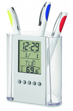 Logo trade promotional gifts image of: Pen holder with calendar