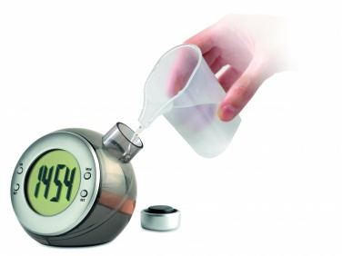 Logotrade advertising product image of: Water powered LCD desk clock