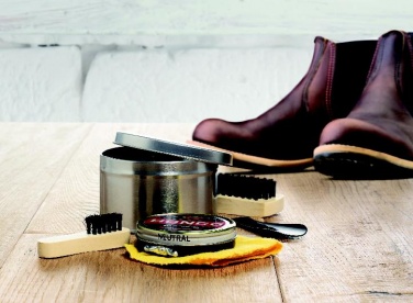 Logo trade promotional giveaway photo of: Shoe polish kit
