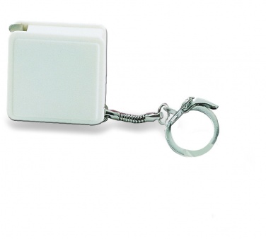 Logo trade promotional merchandise photo of: Key ring w/ flexible ruler 1m, Vantaa
