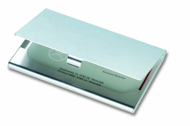 Logo trade promotional products picture of: Aluminium business card holder