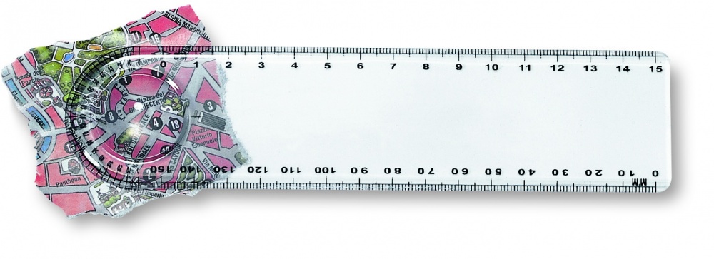 Logotrade advertising product image of: Ruler with magnifier
