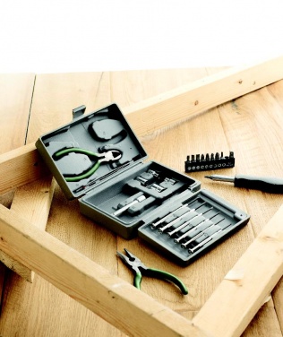 Logotrade promotional item picture of: Foldable 25 piece tool set