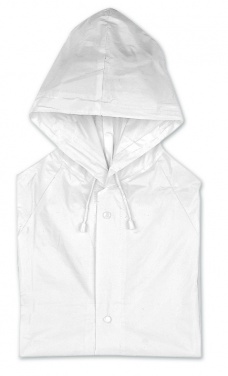 Logo trade promotional giveaway photo of: PVC raincoat with hood
