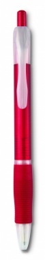 Logo trade promotional gifts picture of: Ball pen with rubber grip