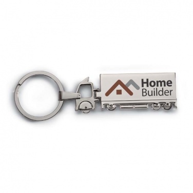 Logotrade promotional item picture of: Truck metal key ring Oulu