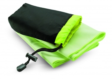 Logo trade advertising products image of: Sport towel in nylon pouch