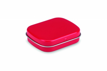 Logo trade promotional gifts image of: Easy tin silver w/mints