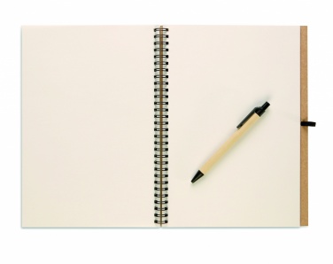 Logotrade promotional gifts photo of: Recycled notebook with pen