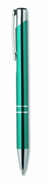 Logo trade promotional gift photo of: Push button pen with black ink