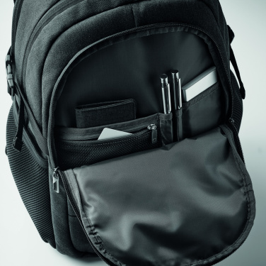 Logo trade promotional giveaway photo of: 600D RPET laptop backpack
