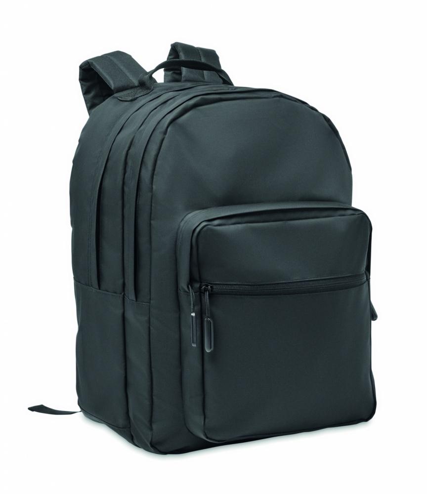 Logo trade corporate gifts picture of: 300D RPET laptop backpack