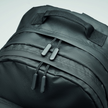 Logo trade business gifts image of: 300D RPET laptop backpack