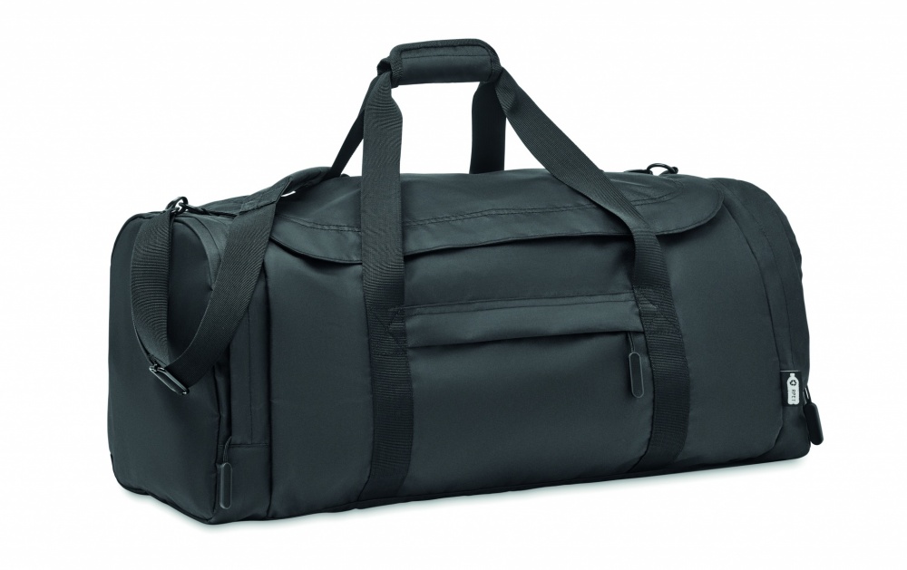 Logo trade corporate gifts picture of: Large sports bag in 300D RPET