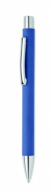 Logo trade promotional merchandise photo of: Recycled paper push ball pen