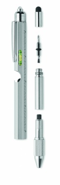 Logo trade advertising products picture of: Spirit level pen with ruler
