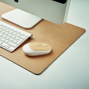 Logo trade promotional gifts image of: Large recycled paper desk pad