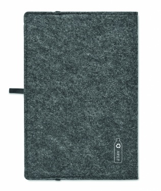 Logotrade promotional giveaways photo of: A5 notebook RPET felt