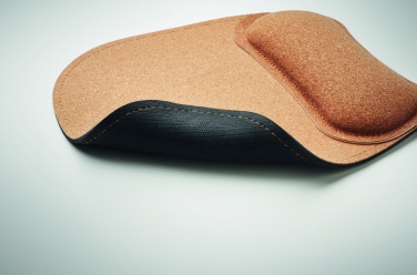 Logo trade corporate gifts image of: Ergonomic cork mouse mat
