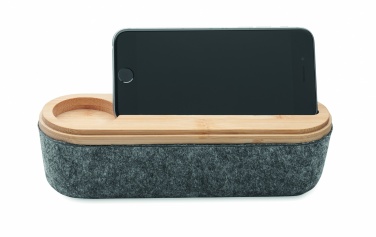 Logo trade corporate gifts picture of: RPET felt pencil case with lid