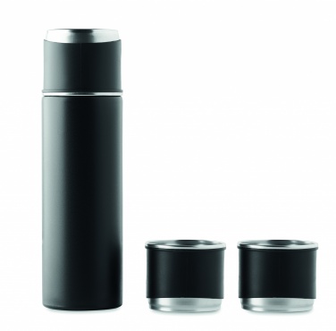 Logo trade promotional gifts image of: Double wall bottle and cup set