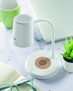 Logotrade promotional gift picture of: Wireless charger, lamp speaker