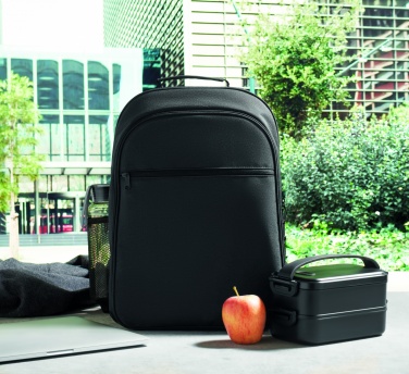 Logo trade promotional giveaways image of: 300D RPET Cooling backpack