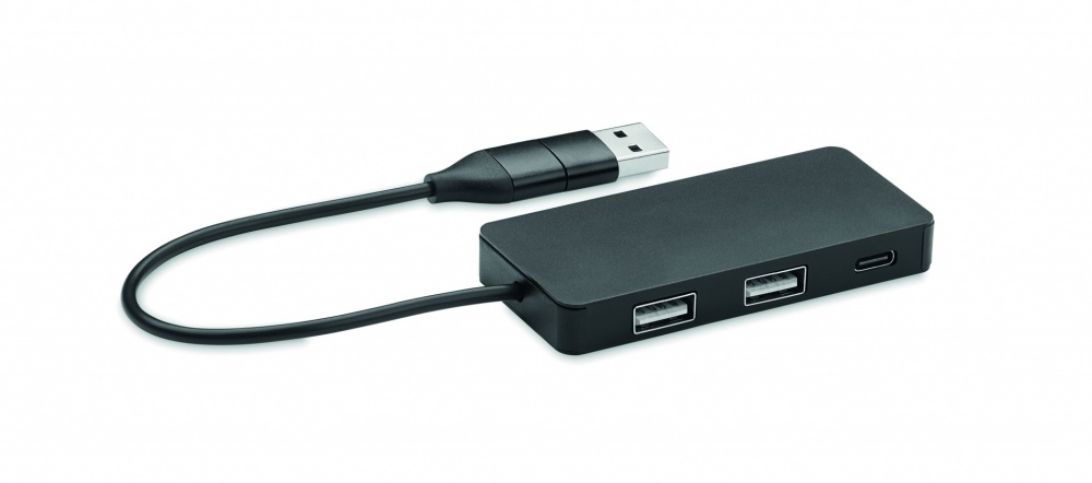 Logotrade corporate gifts photo of: 3 port USB hub with 20cm cable