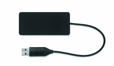 Logo trade promotional merchandise photo of: 3 port USB hub with 20cm cable