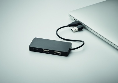 Logotrade corporate gift image of: 3 port USB hub with 20cm cable