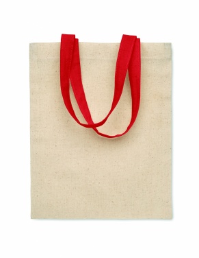 Logo trade promotional gifts image of: Small cotton gift bag140 gr/m²