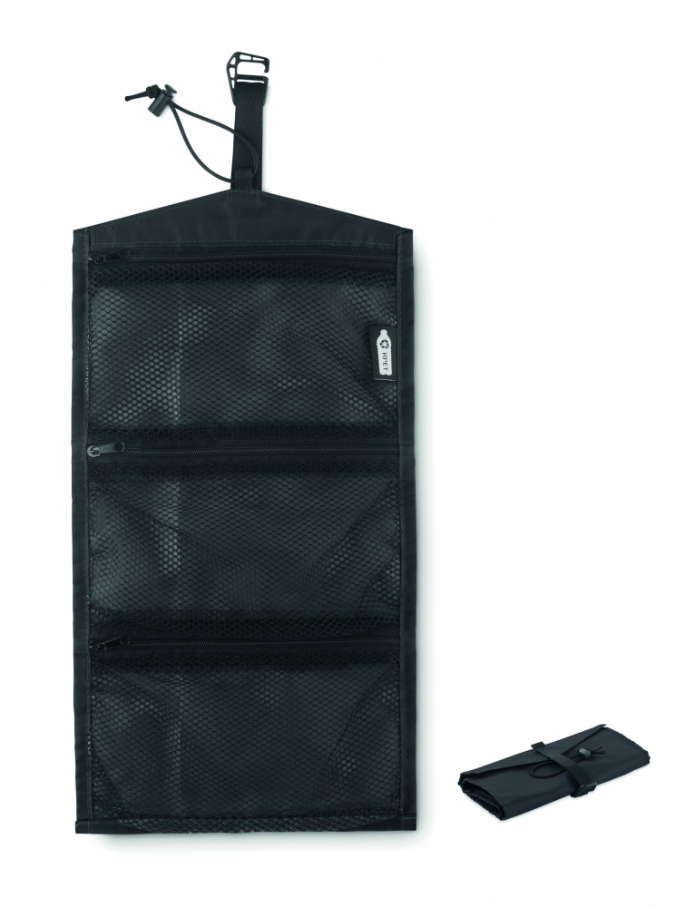 Logo trade advertising products image of: 210RPET travel cable organizer