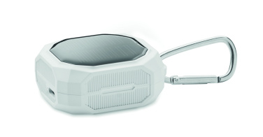 Logo trade corporate gift photo of: TWS earbuds with solar charger