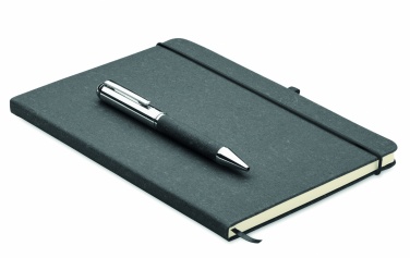 Logotrade promotional merchandise photo of: Recycled leather notebook set