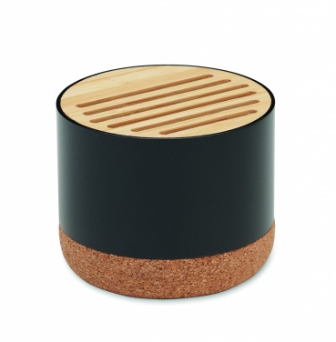 Logo trade corporate gifts image of: Cork and aluminium speaker