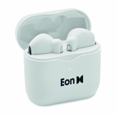 Logotrade promotional giveaway image of: TWS earbuds with charging base