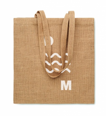 Logotrade advertising product picture of: Jute long handled shopping bag