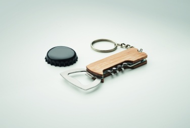 Logo trade promotional gifts image of: 3 in 1 bamboo pocket tool