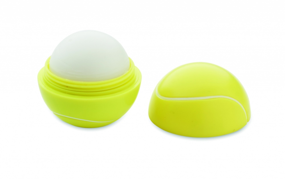 Logo trade advertising product photo of: Lip balm in tennis ball shape