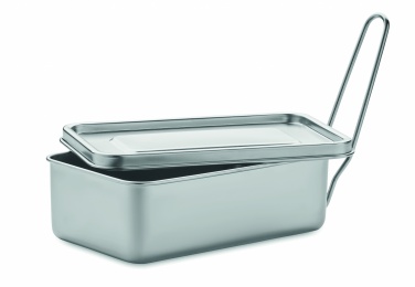 Logo trade promotional giveaway photo of: Stainless steel lunch box