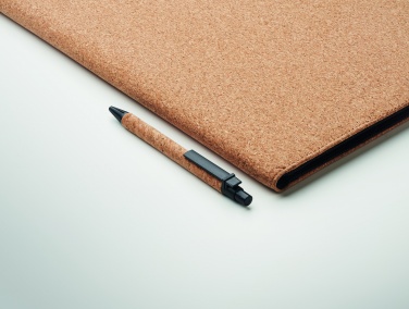 Logo trade promotional gifts image of: A4 cork conference folder