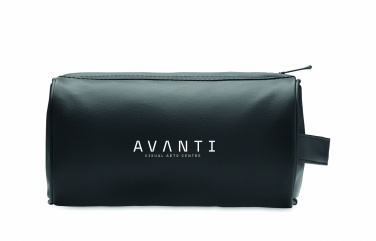 Logo trade advertising products picture of: Soft PU cosmetic bag and zipper