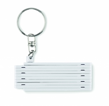 Logo trade promotional merchandise photo of: Carpenters ruler key ring 50cm Kotka