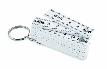 Logotrade promotional giveaway image of: Carpenters ruler key ring 50cm Kotka